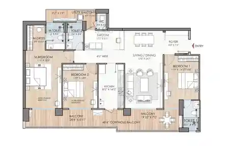 3 BHK 2282